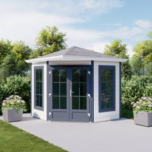 Valencia hoog glas dubbele deur
